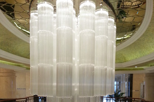 西安悅達華美售樓處燈具定制項目 西安悅達華美售樓處燈具定制項目